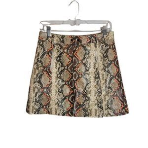 Animal Print Mini Skirt by Altar'd State